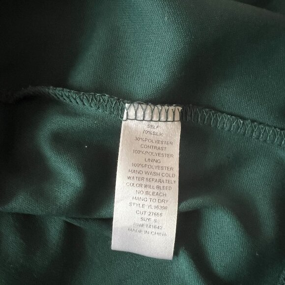 UA Los Angeles Long-sleeve Green Dress Size Small - Picture 7 of 7